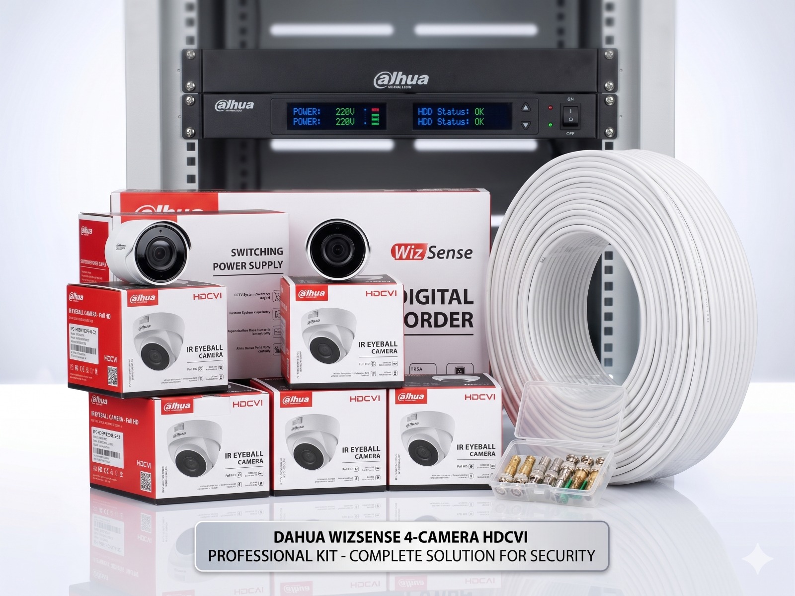 Paket Instalasi CCTV 4 Channel - DAHUA